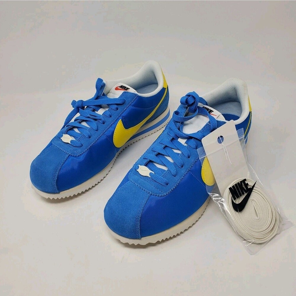 Nike Cortez TXT Light Photo Blue Lightning Sail HF0263-402 Men’s Size 8.5